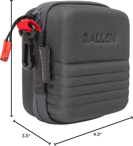 Allen Company Competitor Choke Tube Case - Holds 5 or 6 Choke Tubes, Black/Red - Clay, Trap & Skeet Shooting Accessory in Saudi Arabia