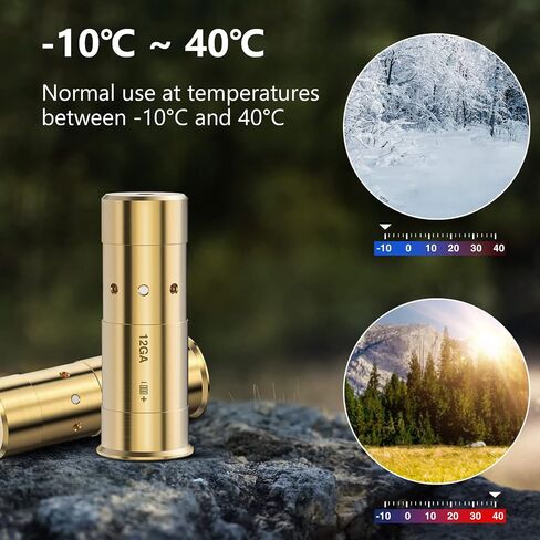 MidTen Bore Sight 12 مقياس ليزر Boresighter نقطة حمراء/خضراء مع صفر تجويف البصر بالليزر مع بطاريات إضافية in Kuwait