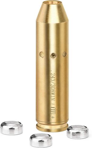 EZshoot Bore Sight for 223 5.56mm/243, 308/30-06/25-06/ .270, Red Boresight | Include Batteries, High Accuracy, for Hunting & Shooting Equipment in Saudi Arabia