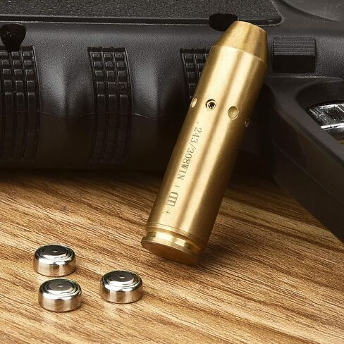 EZshoot Bore Sight for 223 5.56mm/243, 308/30-06/25-06/ .270, Red Boresight | Include Batteries, High Accuracy, for Hunting & Shooting Equipment in Saudi Arabia