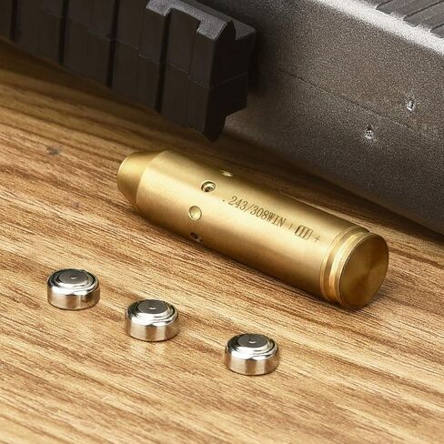 EZshoot Bore Sight for 223 5.56mm/243, 308/30-06/25-06/ .270, Red Boresight | Include Batteries, High Accuracy, for Hunting & Shooting Equipment in Saudi Arabia