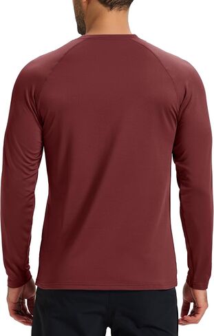 Boladeci Men's Thermal Underwear Tops Fleece Lined Base Layer Long Sleeve Shirts for Cold Weather in Saudi Arabia