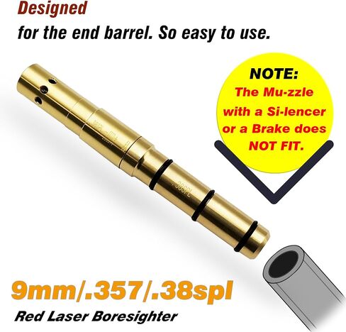 جهاز رؤية ليزر خاص من Boresighter نهاية البرميل بدقة وسهولة تركيب المسدسات والبندقية وبنادق الهواء in Saudi Arabia