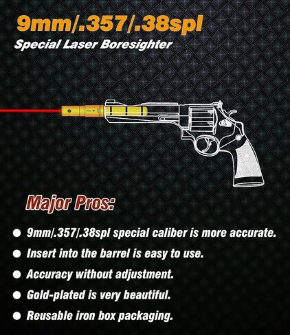 جهاز رؤية ليزر خاص من Boresighter نهاية البرميل بدقة وسهولة تركيب المسدسات والبندقية وبنادق الهواء in Saudi Arabia