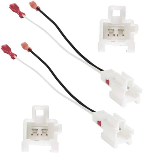 Harmony Audio HA-R65 Bundle with HA-A400.4 Amp HA-AK8 Wiring Kit 72-8104 and 72-7300 Adapter Harness HA-R69 Speakers Factory Speaker Replacement Compatible with Toyota Yaris Hatchback 2007-2018 in Saudi Arabia