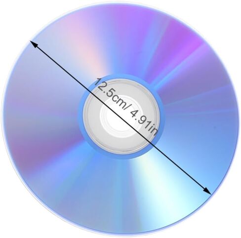 MERRYHAPY DIY Blank DVD CD Discs Writable Audio Recording Media with Data Storage Box for Music Creation and Phone Recordings for Entertainment Systems in Saudi Arabia