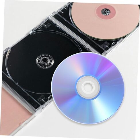 MERRYHAPY DIY Blank DVD CD Discs Writable Audio Recording Media with Data Storage Box for Music Creation and Phone Recordings for Entertainment Systems in Saudi Arabia
