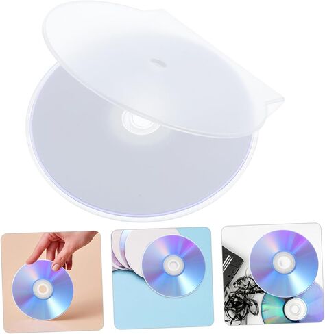 MERRYHAPY DIY Blank DVD CD Discs Writable Audio Recording Media with Data Storage Box for Music Creation and Phone Recordings for Entertainment Systems in Saudi Arabia