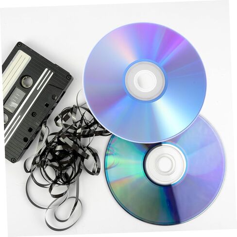 أقراص DVD DVD فارغة يمكنك صنعها بنفسك، وسائط فيديو فارغة عالية السعة للتسجيلات الصوتية للموسيقى، تتضمن صندوق تخزين للاستخدام المنزلي والمكتب، والحفاظ على البيانات الموثوقة، وسهولة الحرق in Saudi Arabia