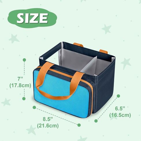 Carrying Case Compatible with Yoto Player (3rd Gen.) Bluetooth Audio Speaker, Card Holder up to 17 Cards, Travel Handle Bag with Clear Side Design for Viewing Player Display, Pink, Case Only in Saudi Arabia