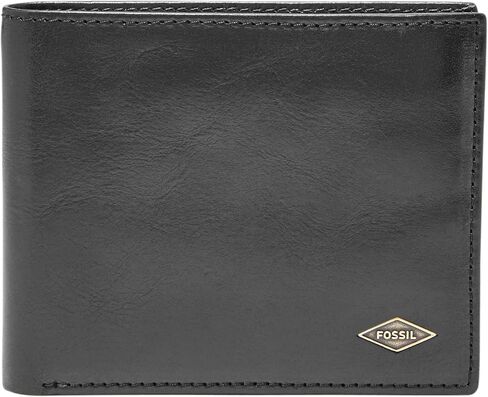 محفظة جلدية ثنائية الطي من Fossil Ryan RFID-Blocking للرجال مع نافذة لبطاقة الهوية in Saudi Arabia