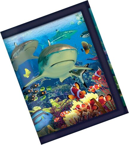 3D Live Life Jumping Wolves ID Case, 10 cm, Multicolour (Multicolore) in Saudi Arabia