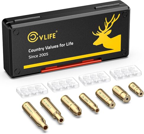 CVLIFE Bore Sight Laser لـ Cal.223/5.56MM/9MM/7.62X39MM/30-30/30-06/.243/308/.45acp عيار لنطاق النحاس مجموعة التجويف للصيد بالبطاريات (نوع غرفة محدد) in Saudi Arabia