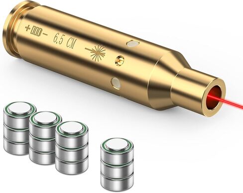 EZshoot 6.5 ليزر تجويف الرؤية بالليزر الأحمر لـ 6.5 سم/6.5Grendel Bore Sighter ليزر Boresighter مع مجموعات من البطاريات in Kuwait
