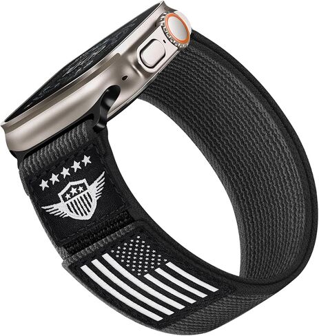 Trail Loop Nylon Bands Compaible with Apple Watch Ultra 3 49mm Men Women 46mm 45mm 44mm 42mm, Soft Velcro Rugged Sport Straps Wristbands for iWatch Ultra 2 Series 11/10/SE/9/8/7/6/5/4/3/2/1 in Saudi Arabia
