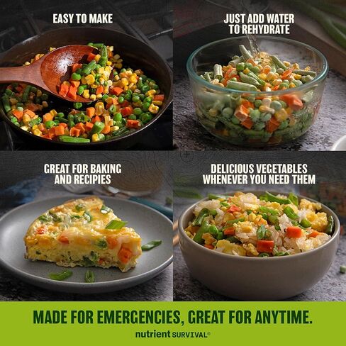 الفراولة المجففة بالتجميد – شرائح ممتازة | #10 يمكن | مدة الصلاحية 25 عامًا | طعام الطوارئ والوجبات الخفيفة النظيفة in Kuwait