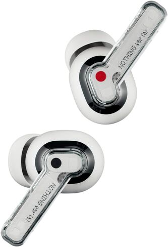 Nothing Ear (a) سماعات أذن لاسلكية، سماعات أذن 45 ديسيبل عازلة للضوضاء، صوت عالي الدقة، معادل متطور، توصيل مزدوج، 6 ميكروفونات، سماعات أذن لاسلكية تعمل بالبلوتوث لمدة 42.5 ساعة، أسود in Kuwait