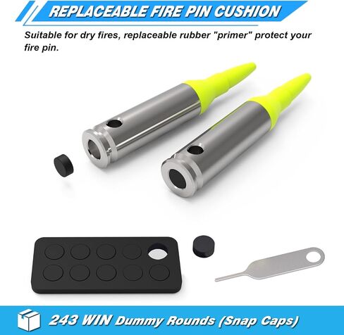 Artemis Snap Caps Training Dummy Rounds Reusable Multiple Styles with Close to Real Weight for Dry Fire Practice Safe Loading Firing Malfunction Clearing Trigger Control in Saudi Arabia