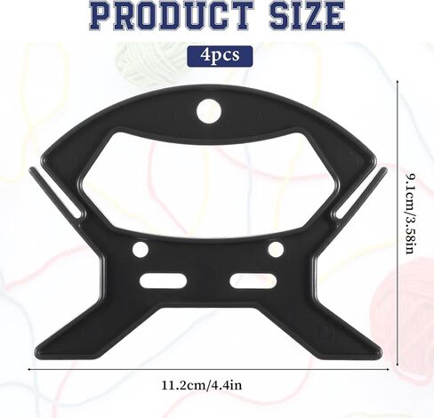 4 قطع من حبال اللفاف، حبل لفاف حبل باراكورد ومنظم الحبل، بكرات كابل خط الصيد تمنع العقد من الارتداد والالتواء لخطوط المرساة، وخطوط الإرساء، وحبال التزلج باللون الأسود in Kuwait