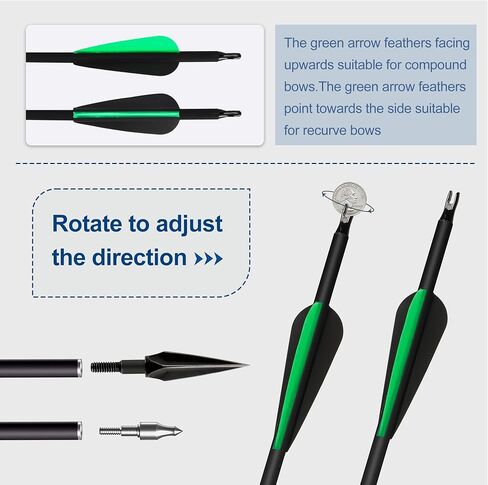 مجموعة قوس وسهم منحني، قوس رماية قابل للفصل للبالغين والأيدي اليسرى واليمنى 40 رطل/20 رطل مناسبة للبالغين/الشباب/المبتدئين في ممارسة الهواء الطلق in Kuwait