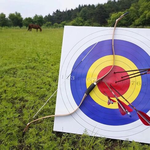 AF Archery 54" Tatar Recurve Bow Traditional Horse Hunting Bow 20-60lbs | Laminated Bamboo Core | Superior Accuracy | Beginner to Advanced | Target Shooting | Mounted Archery in Saudi Arabia