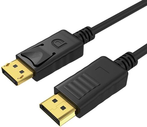 4K DisplayPort 1.2 Cable,4K@60Hz High Speed Gold-Plated Display Port to Display Port Cable, for Gaming Monitor, Graphics Card, TV, PC, Laptop in Saudi Arabia