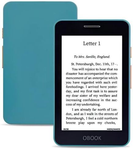 OBOOK5 eReader, 4.26" Glare-Free Display, 32G, Fast Page Turns, Adjusting Front Light, Weeks of Battery Life, Audiobooks in Saudi Arabia