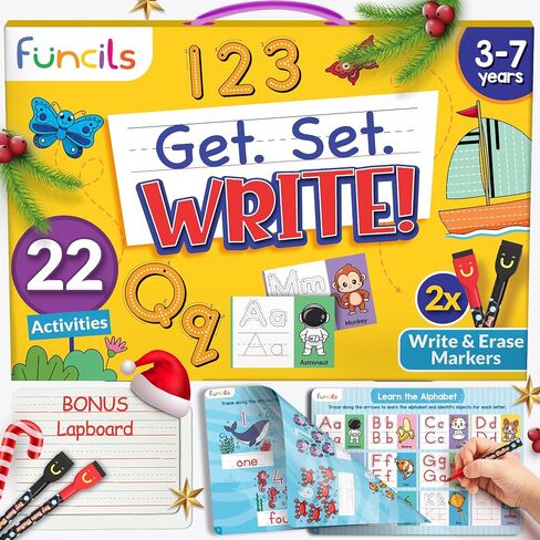 أنشطة التعلم في مرحلة ما قبل المدرسة من Funcils - البحث والعثور على الأطفال الصغار، مثالية للأطفال، لوازم الفنون والحرف، ألعاب Spot it، هدايا للفتيات والفتيان، ألعاب تعليمية للأعمار 3، 4، 5، 6 سنوات in Saudi Arabia