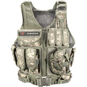 سترة vAv YAKEDA التكتيكية في الهواء الطلق قابلة للتنفس CS Game Airsoft سترة قابلة للتعديل للبالغين in Kuwait