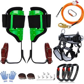 Tree Climbing Spikes for Logging Adjustable Tree Climbing Gear Tree Climbing Kit for Climbers Logging Fruit Picking Hunting in Kuwait