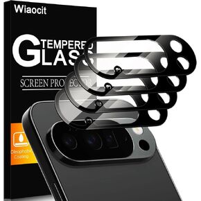 Wiaocit 4 عبوات من واقي عدسة الكاميرا الزجاجي المقوى لهاتف Google Pixel 10 Pro XL، صلابة 9H، مضاد للخدش، سهل الاستخدام in Kuwait