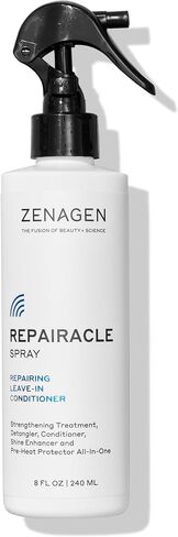 بلسم ZENAGEN Repairacle Repairing الذي لا يحتاج للشطف | يقوي ويصلح الشعر، ويفك تشابكه وينعمه، ويضيف اللمعان والترطيب، نباتي، آمن على اللون، نباتي، جميع أنواع الشعر in Saudi Arabia