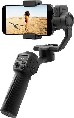 GoPro Fluid Pro AI 3-Axis Gimbal Stabilizer لكاميرات GoPro والهواتف الذكية، وتتبع الموضوع، والإضاءة، والتحكم في الكاميرا اللاسلكية، محمول، مدونات فيديو، دوران 360 درجة، شحن الجهاز in Saudi Arabia