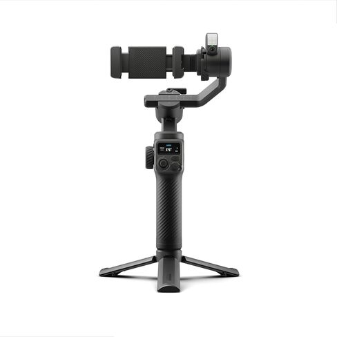 GoPro Fluid Pro AI 3-Axis Gimbal Stabilizer لكاميرات GoPro والهواتف الذكية، وتتبع الموضوع، والإضاءة، والتحكم في الكاميرا اللاسلكية، محمول، مدونات فيديو، دوران 360 درجة، شحن الجهاز in Saudi Arabia