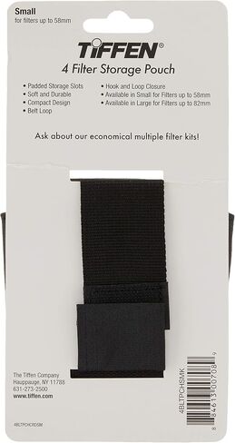 Tiffen 4BLTPCHLGK Large Belt Style Filter Pouch for Filters 62mm to 82mm in Saudi Arabia
