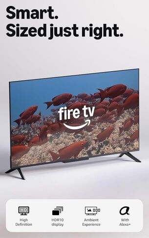 Amazon Fire TV 32" 2-Series (newest model), HD smart TV with Alexa Remote, fast streaming, Dolby Audio, Ambient Experience, free and live TV in Saudi Arabia