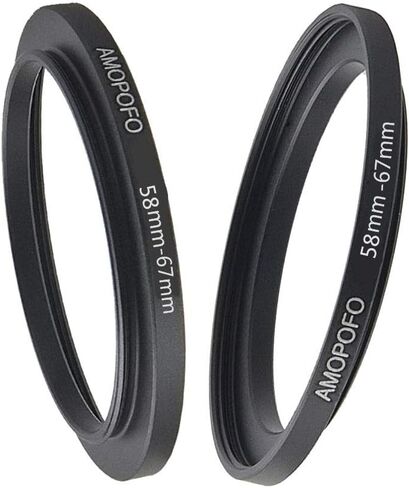 82 to 67mm Metal Ring/82mm to 67mm Step Down Rings Filter Adapter for UV,ND,CPL,Metal Step Down Rings,Compatible with All 82mm Camera Lenses & 67mm Accessories in Saudi Arabia