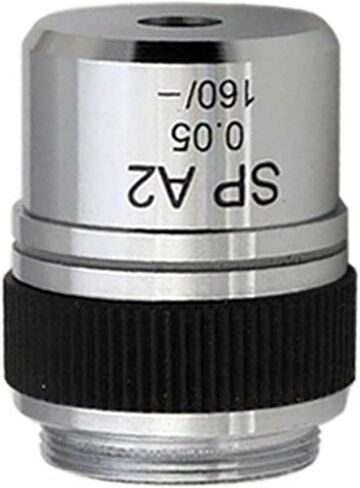 AmScope A60X 60X Achromatic Microscope Objective, Grey in Saudi Arabia
