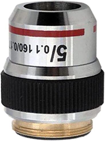 AmScope A60X 60X Achromatic Microscope Objective, Grey in Saudi Arabia