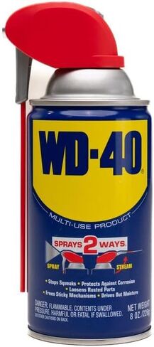 WD-40 منتج متعدد الاستخدامات مع بخاخات ماصة ذكية بطريقتين، 8 اونصة - (عبوة من 3 قطع) in Kuwait