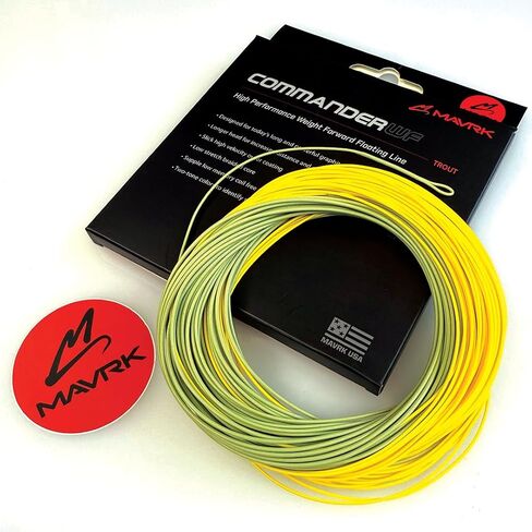 MAVRK USA Fly Fishing Line | Euro Nymph & Floating Lines | Level ESN Mono & Weight Forward Designs | High Visibility, Low Stretch, Freshwater Trout in Kuwait