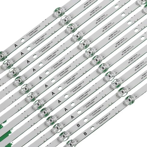 12pcs LED Backlight Strip for ONN for 100012588 100068378 30370006005 30370006006 70D06A-ZC66AG-07 10 70D06B-ZC66AG-07 03 in Saudi Arabia