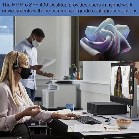 HP Slim Desktop, Intel Celeron J4025 Processor, 16GB RAM, 1TB SSD, HDMI, RJ-45, VGA, Wi-Fi, Bluetooth, Wired KB&Mouse, Windows 11 Home, Black in Saudi Arabia
