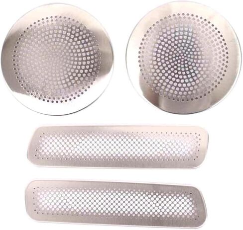 Vtear Styling Car Door Speaker Horn Cover Proof Sticker Front Rear Panel Interior Modification Fit For Chery Tiggo 9 2024 2025(Silver) in Saudi Arabia