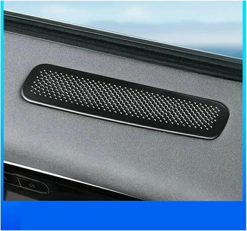Vtear Styling Car Door Speaker Horn Cover Proof Sticker Front Rear Panel Interior Modification Fit For Chery Tiggo 9 2024 2025(Silver) in Saudi Arabia