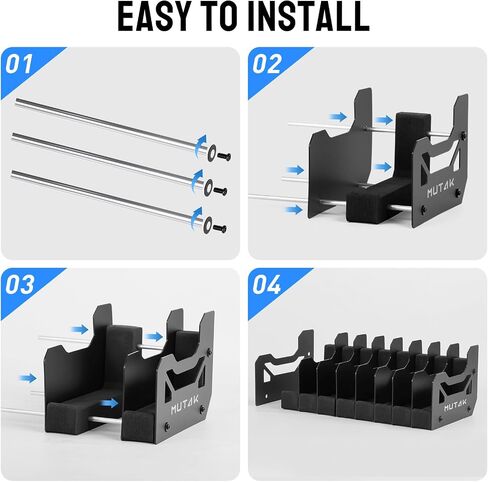 Soft Foam Pistol Rack for Gun Safe, Gun Cabinet, Durable Handgun Stand Organizer Accessories with Gun Slots, Compatible with Size Firearm, Revolver Pistols Holder in Saudi Arabia