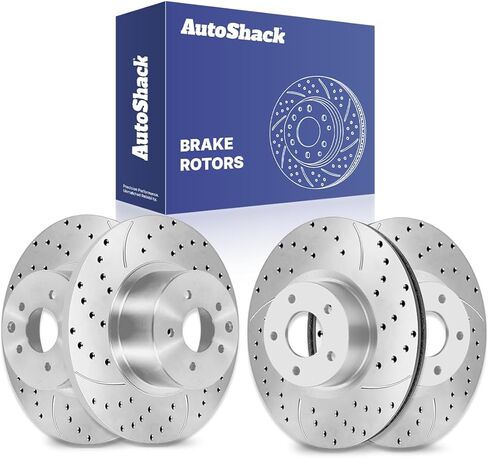 AutoShack Brake Rotors Front and Rear Brake Rotor Replacement Kit for 2007-2013 Nissan Altima 2.5L 3.5L V6 FWD R41466R41314 in Kuwait