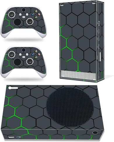 ملصق جلدي لجهاز Xbox Series S، غطاء حماية كامل من الفينيل لوحدة التحكم ووحدة التحكم اللاسلكية (وردي) in Kuwait