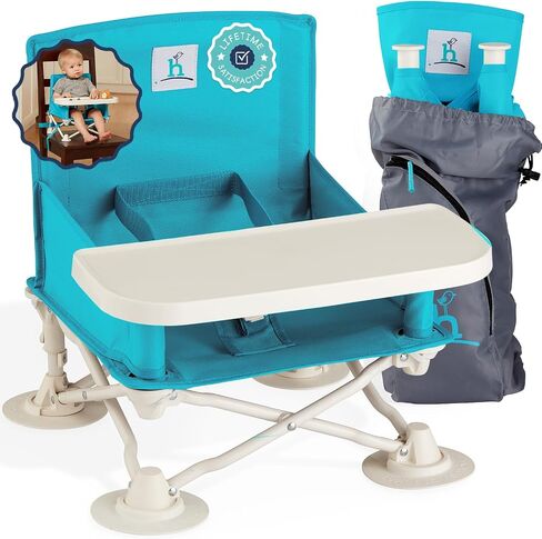 OmniBoost Booster Seat with Tray, Travel High Chair, Baby Chair, Grey in Saudi Arabia