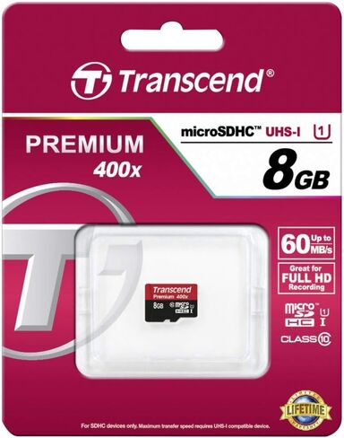Transcend 16GB MicroSDXC/SDHC 300S Memory Card TS16GUSD300S-A in Kuwait